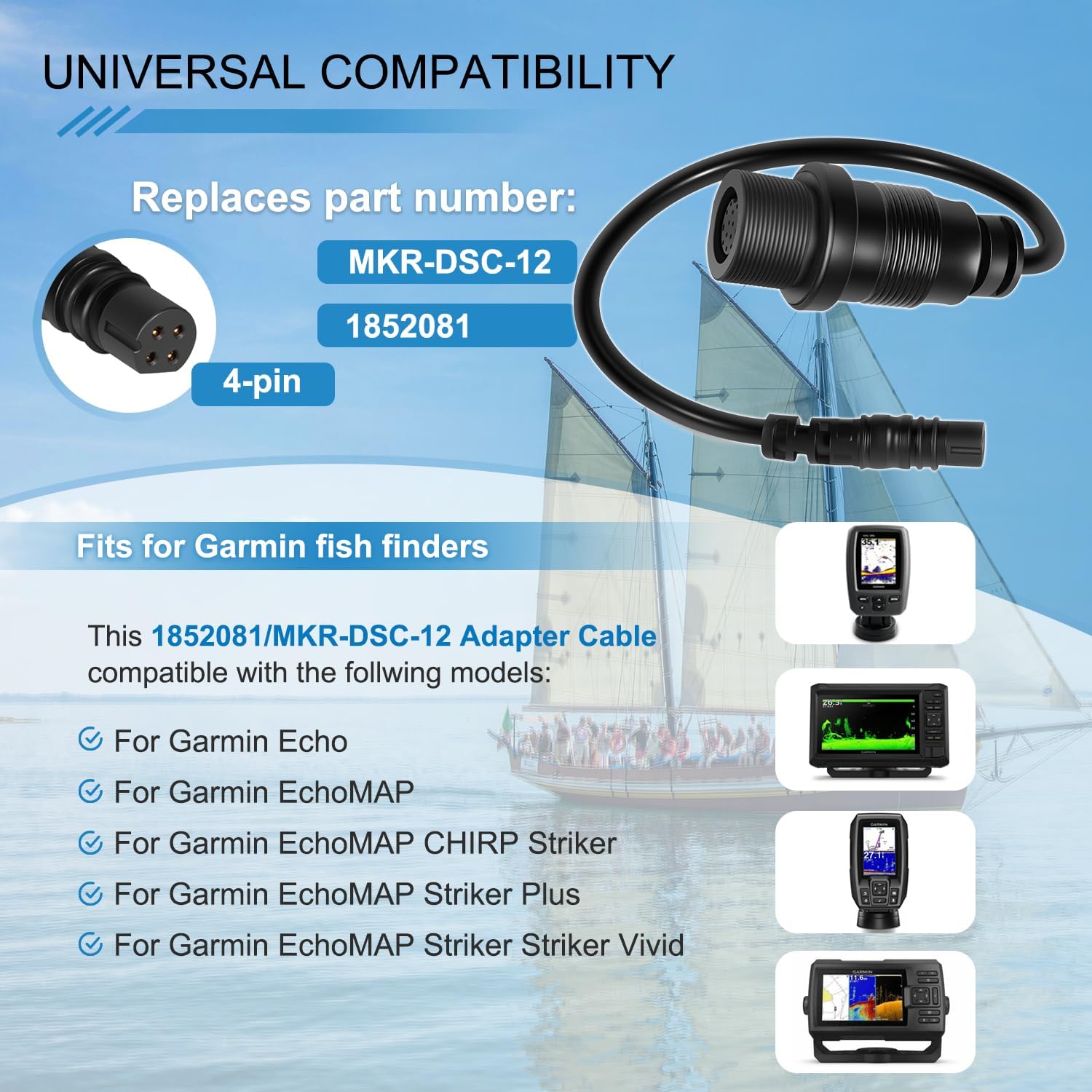 1852081   MKR-DSC-12 Cavo adat - Fish Finder Cable recensione e prezzo